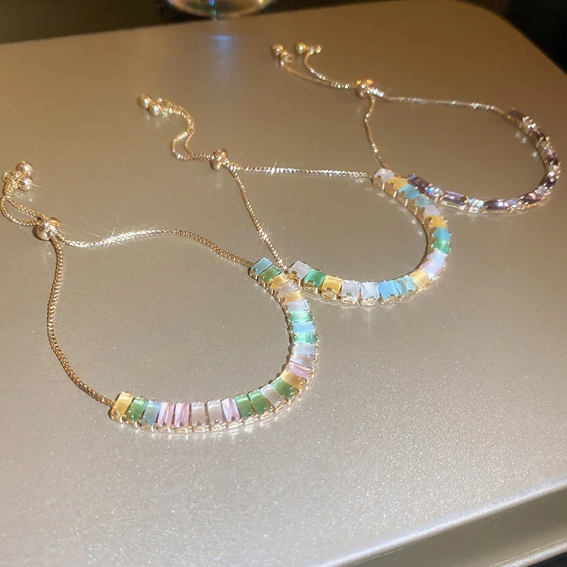 Luxury Colorful Zircon Adjustable Bracelet Fashion Diamond Women's Party Bracelet Jewelry Accessories
Luxury Colorful Zircon Adjustable Bracelet Fashion Diamond Women's Party Bracelet Jewelry Accessories
