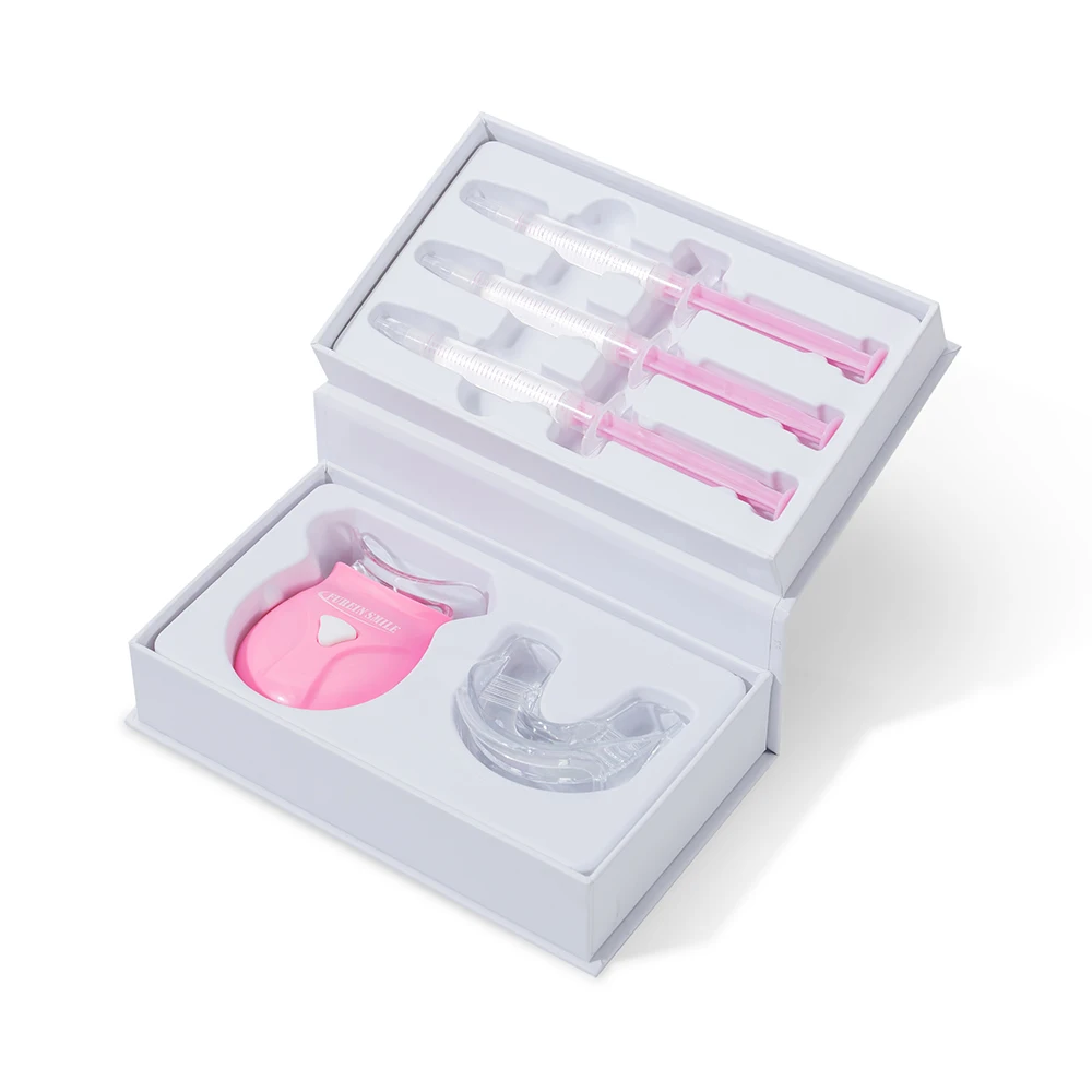 Factory Wholesale Powerful Professional 6 LED Teeth Whitening Kit Box Package, Pink/white/black
Factory Wholesale Powerful Professional 6 LED Teeth Whitening Kit Box Package, Pink/white/black