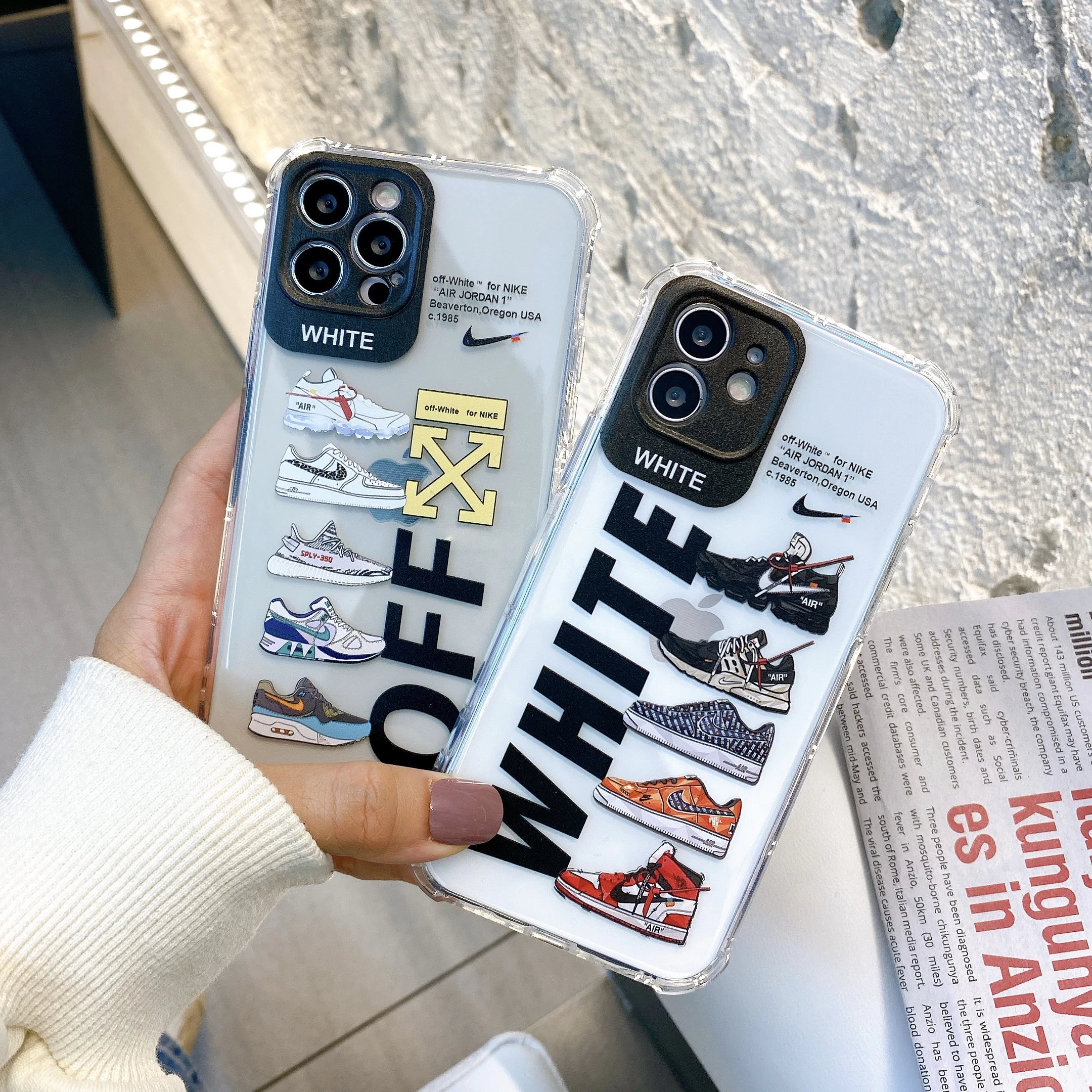 Fashion Brand Transparent Designer Phone Cases Back Cover Mobile Cell Tpu Phones Case For iPhone 12 Pro XS Max For iPhone 11
Fashion Brand Transparent Designer Phone Cases Back Cover Mobile Cell Tpu Phones Case For iPhone 12 Pro XS Max For iPhone 11