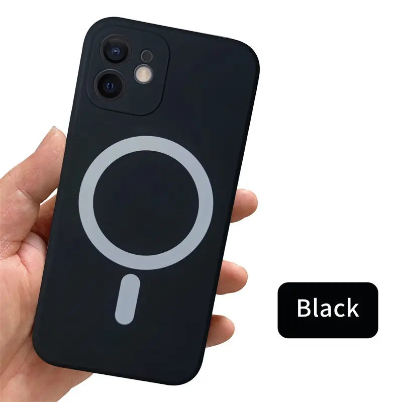 Magnetic Phone Case Wireless Charging Silicone Case For iPhone 12 13 Pro Max, 10 colors
Magnetic Phone Case Wireless Charging Silicone Case For iPhone 12 13 Pro Max, 10 colors