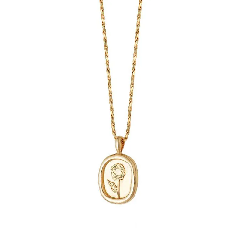 Jewelry 18K Gold Plated Sunflower Pendant Necklace Stainless Steel Jewelry Wholesale, Rose gold
Jewelry 18K Gold Plated Sunflower Pendant Necklace Stainless Steel Jewelry Wholesale, Rose gold