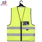 Wholesale Traffic Work Construction Security High Visibility Reflective Safety Mesh Vest with Logo