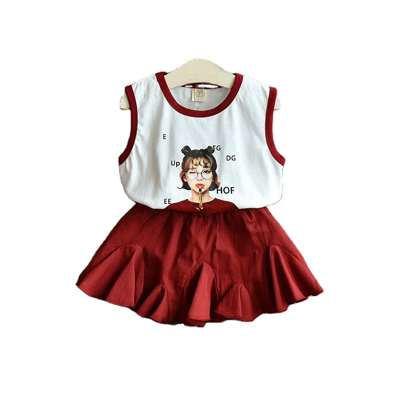 2020 summer new korean trendy print shirt plus irregular short skirt two-piece kids children girl suit clothing
2020 summer new korean trendy print shirt plus irregular short skirt two-piece kids children girl suit clothing