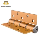 Silent Aluminum Hydraulic Automatic Soft Closing E-type Door Hinges with Buffer Function door closer for wooden frame