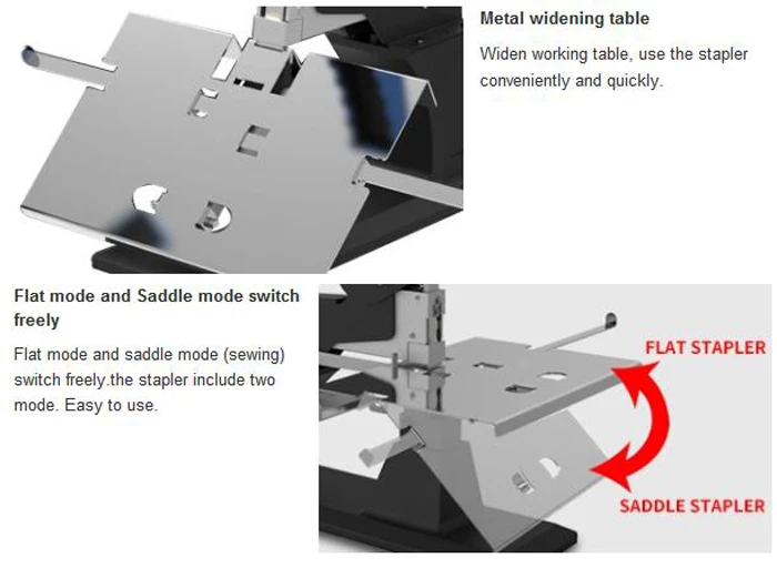 SH03 Manual Flat Saddle Stapler Machine Book Perfect Binding Machine