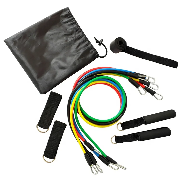 made in China body training workout pull rope exercise TPE resistance bands set 11 pcs, As picture
made in China body training workout pull rope exercise TPE resistance bands set 11 pcs, As picture