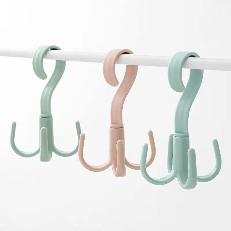 4 Hooks Plastic Handbag Clothes Ties Bag Holder Shelf Organizer 360 Degrees Rotated Belt Closet Hanger Hanging Rack Storage Hook, Green pink
4 Hooks Plastic Handbag Clothes Ties Bag Holder Shelf Organizer 360 Degrees Rotated Belt Closet Hanger Hanging Rack Storage Hook, Green pink