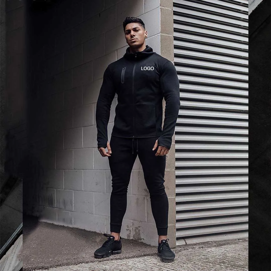 Custom Logo Blank Mens Athletic Track Suits with Hoodie Cotton Plain Jogging Sweatsuit Men Running Sports Wear Wholesale 
Custom Logo Blank Mens Athletic Track Suits with Hoodie Cotton Plain Jogging Sweatsuit Men Running Sports Wear Wholesale