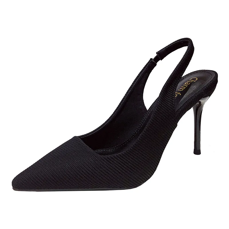 2021 New Arrival Women Pumps Pointed Toe Stiletto Suede Back Strap Simple Fashion Banquet Pumps
2021 New Arrival Women Pumps Pointed Toe Stiletto Suede Back Strap Simple Fashion Banquet Pumps