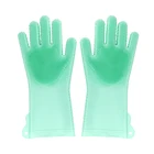 Waterproof kitchen hand silicone gloves- eco friendly silicone dish washing gloves