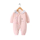 Autumn and Winter New Kind of Baby Clothes Neonatal Thickened Link Clothing Thin Cotton Climbing Clothing baby rompers