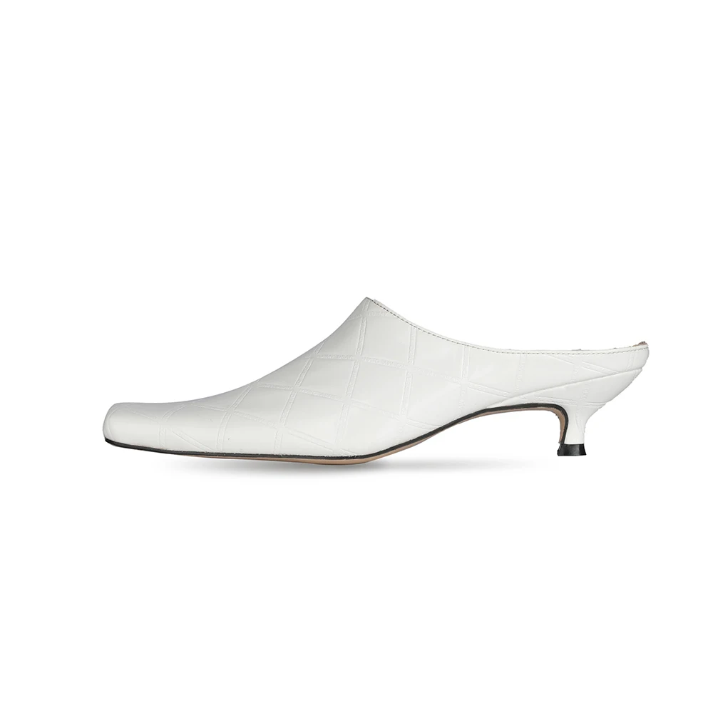 Chengdu Handmade Low Heels Women Slides Sexy Square Toe Kitten Heels Sandals White Pu Ladies Mules
Chengdu Handmade Low Heels Women Slides Sexy Square Toe Kitten Heels Sandals White Pu Ladies Mules