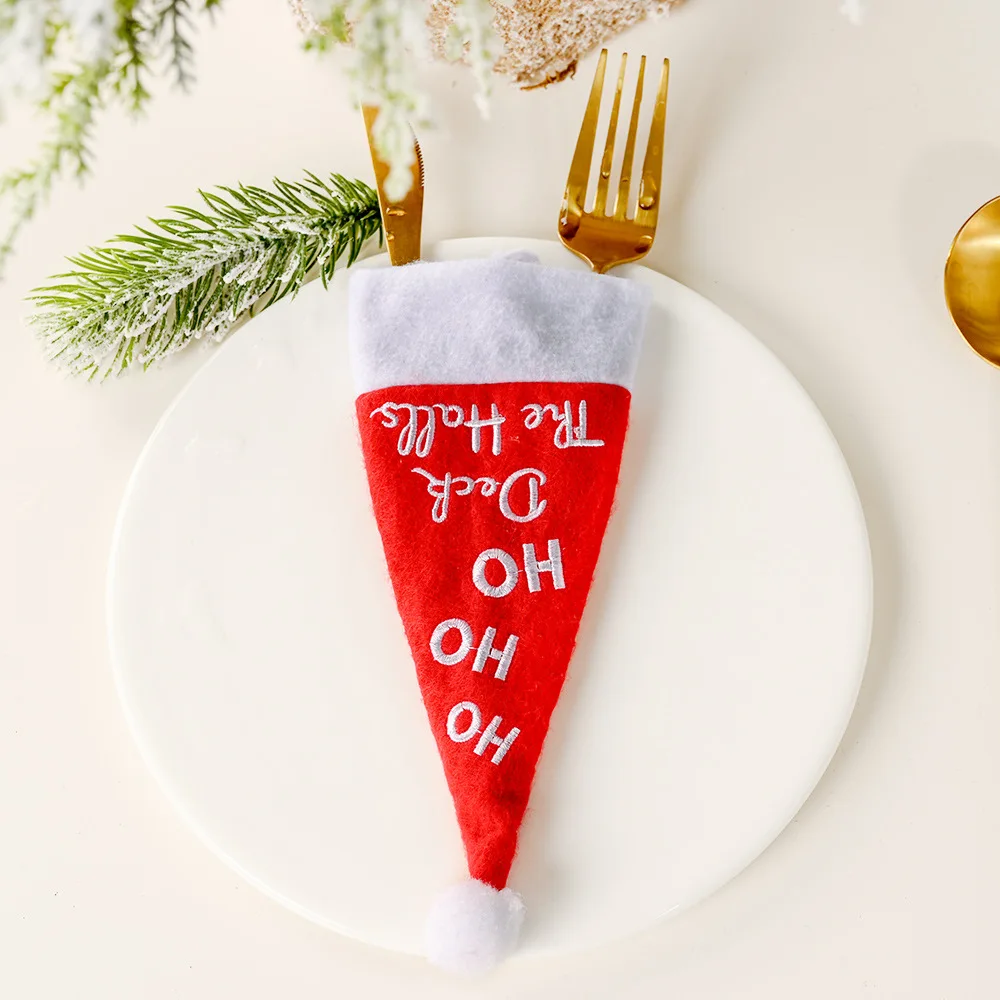 Nordic Polyester Christmas Knife And Fork Cover For Table Silverware Holder Pocket Decoration
Nordic Polyester Christmas Knife And Fork Cover For Table Silverware Holder Pocket Decoration