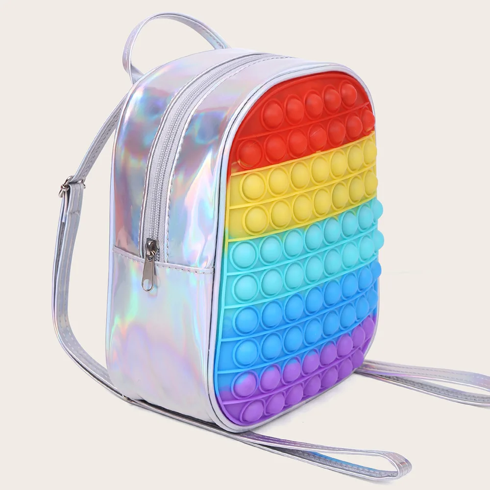Pop it Backpack Bubble Knapsack Stress Relief Anti Anxiety Toys Kids Radium Radiation School Bag Funny Silicone Backpack Kids
Pop it Backpack Bubble Knapsack Stress Relief Anti Anxiety Toys Kids Radium Radiation School Bag Funny Silicone Backpack Kids