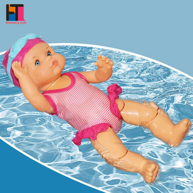 swimming doll baby