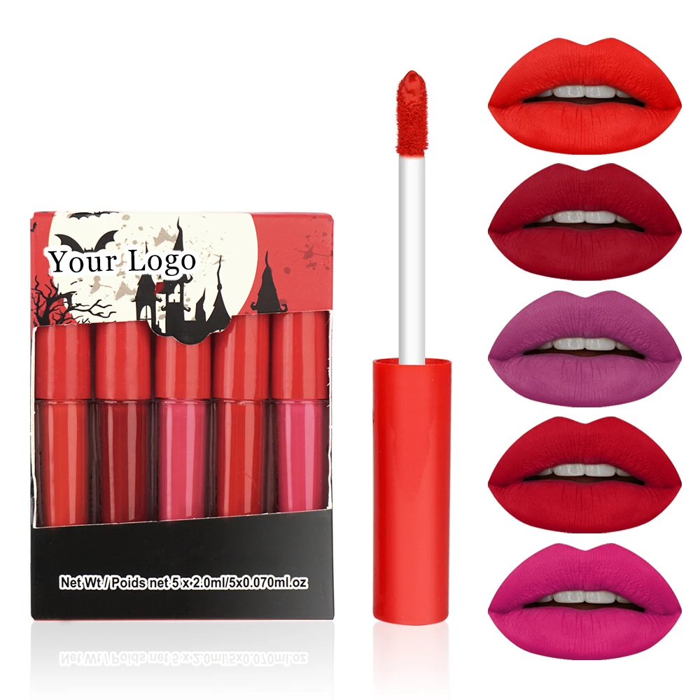 5 colors Private label Matte Liquid Lipstick set Long Lasting Waterproof Non-Stick Cup lipstick, 5colors
5 colors Private label Matte Liquid Lipstick set Long Lasting Waterproof Non-Stick Cup lipstick, 5colors