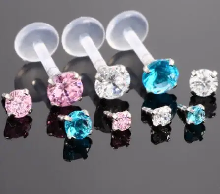 1PC Steel&PTFE Round Zircon Labret Lip Bar Ring Piercing Clear,Pink,Aqua Ear Cartilage Tragus Sexy Girls Fashion Jewelry
1PC Steel&PTFE Round Zircon Labret Lip Bar Ring Piercing Clear,Pink,Aqua Ear Cartilage Tragus Sexy Girls Fashion Jewelry