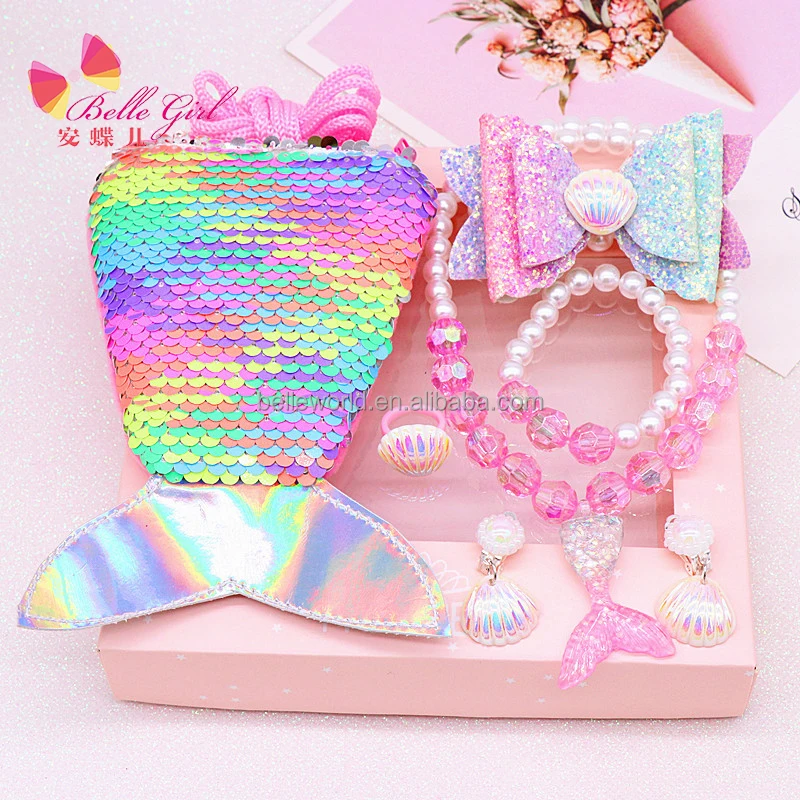 BELLEWORLD kids hair bow accessories heart bag rings beaded bracelet pearl pendant necklaces jewelry gift boxes set for girls
BELLEWORLD kids hair bow accessories heart bag rings beaded bracelet pearl pendant necklaces jewelry gift boxes set for girls