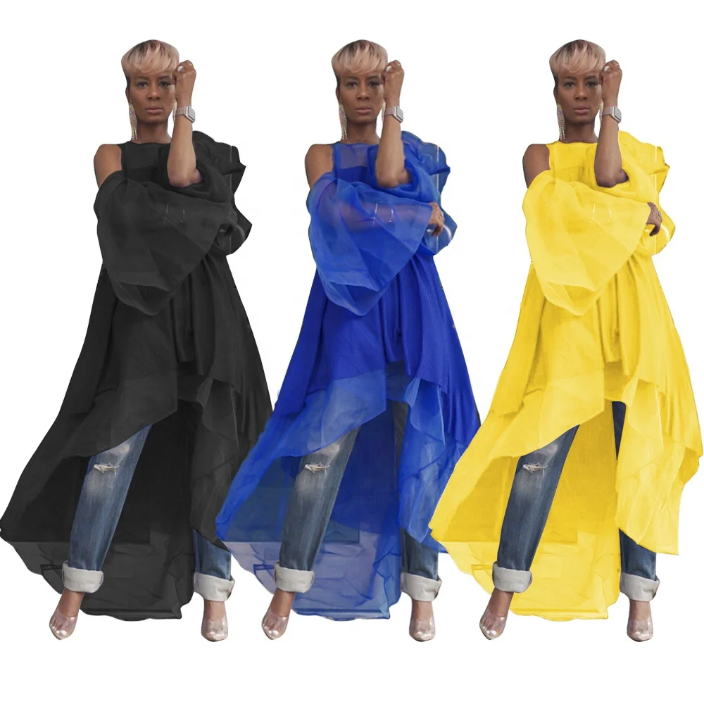 B61719A The new European and American women's dress casual patchwork flared sleeve irregularly long skirt
B61719A The new European and American women's dress casual patchwork flared sleeve irregularly long skirt