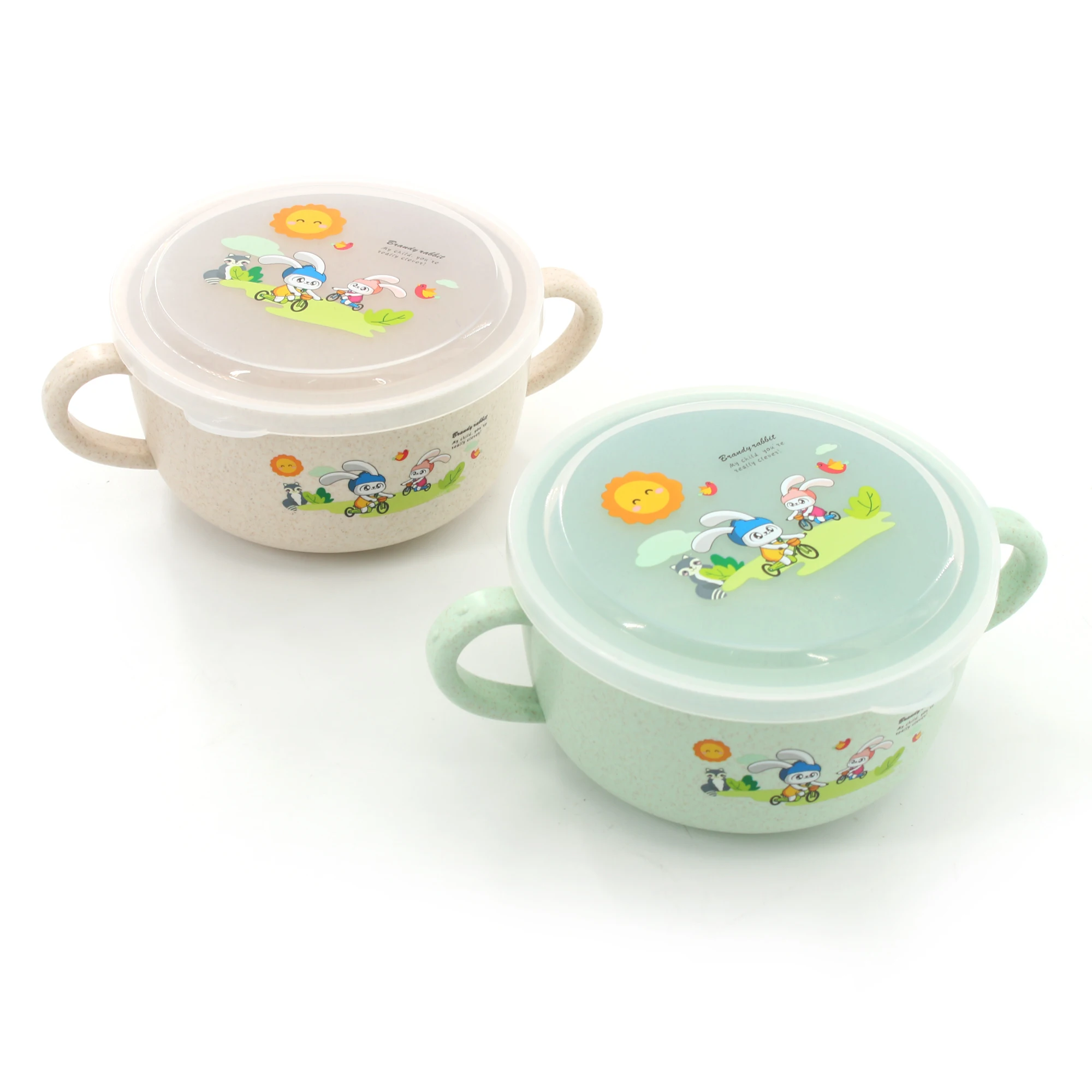 Heat Resistant Nontoxic Wheat Straw Plastic Cartoon Baby Food Feeding Soup Noodles Bowl Tableware Set, Beige, light green
Heat Resistant Nontoxic Wheat Straw Plastic Cartoon Baby Food Feeding Soup Noodles Bowl Tableware Set, Beige, light green