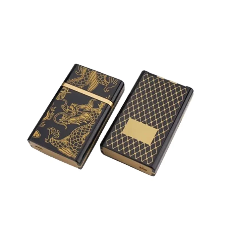 Multifunctional Cigarette Case with Rechargeable Electronic Lighter Cigarette Case