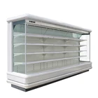 Supermarket cold showcase display refrigerators meat freezer showcase