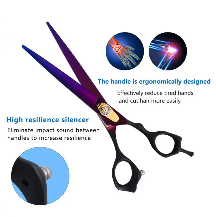 

Japan Best Customizes Professional Tooth Pets Grooming Freelander Cat Trimming Dog Metal Better Hair Stainless Pet Scissors
