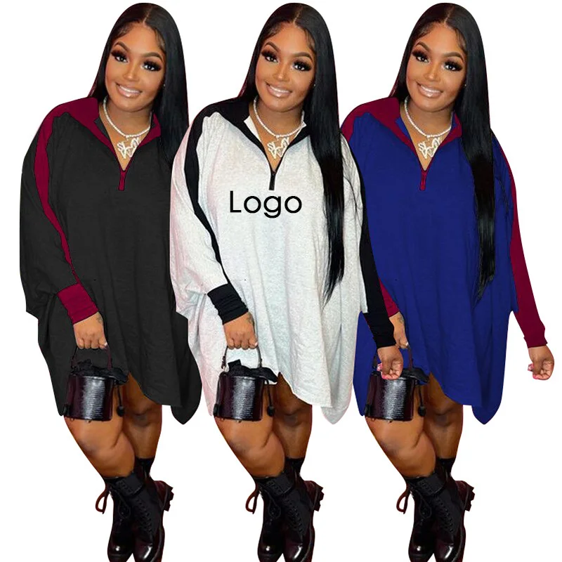 Custom Logo 2022 Spring Solid Color Long Sleeve Zipper Loose Sexy African Dresses Women Elegant, Picture color
Custom Logo 2022 Spring Solid Color Long Sleeve Zipper Loose Sexy African Dresses Women Elegant, Picture color