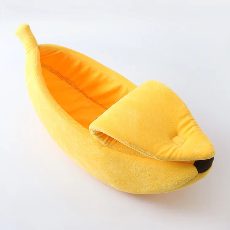 New Design Semi-open Super Soft Warm Cute Emulational Banana Pet Cat Dog Indoor Sleeping Sofa House Bed
New Design Semi-open Super Soft Warm Cute Emulational Banana Pet Cat Dog Indoor Sleeping Sofa House Bed