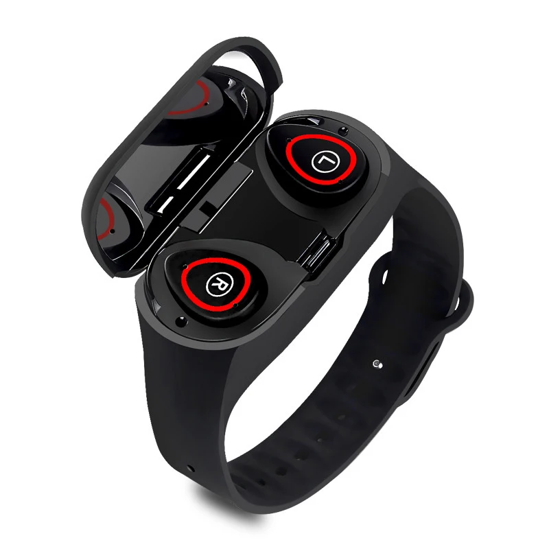 M1 new 2 in 1 Smart Watch with call wireless earphone Handsfree Earbuds Smart Wristband Watch Fitness Tracker for iOS Android
M1 new 2 in 1 Smart Watch with call wireless earphone Handsfree Earbuds Smart Wristband Watch Fitness Tracker for iOS Android
