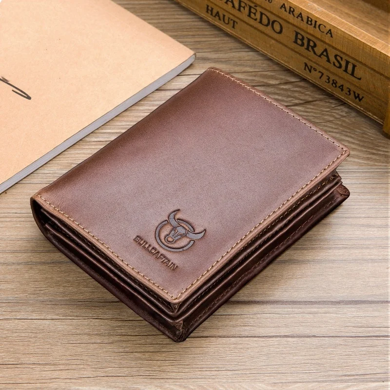 Famous Brand Designer Vintage Men Wallets Genuine Leather Money Clip Bullcaptain Wallet Card Holder
Famous Brand Designer Vintage Men Wallets Genuine Leather Money Clip Bullcaptain Wallet Card Holder