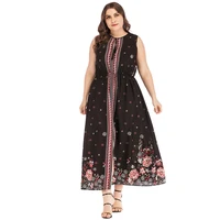 Fashion Sleeveless Elastic Waist Sexy Dress Women Printed Summer Dresses Women Lady Elegant Plus Size Dress
Fashion Sleeveless Elastic Waist Sexy Dress Women Printed Summer Dresses Women Lady Elegant Plus Size Dress