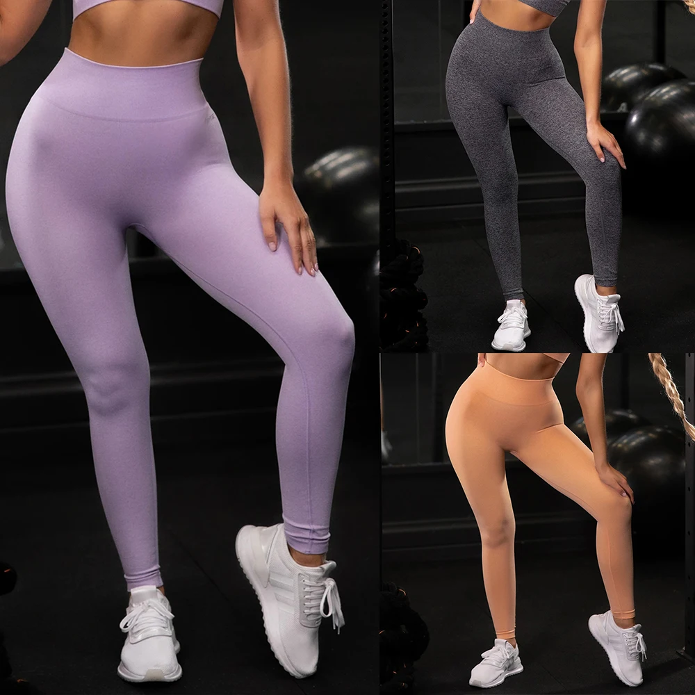 Fashion New Style High Waisted Tight Seamless Yoga Leggings For Women High Quality Fitness Sports Pants, 7 colors 
Fashion New Style High Waisted Tight Seamless Yoga Leggings For Women High Quality Fitness Sports Pants, 7 colors