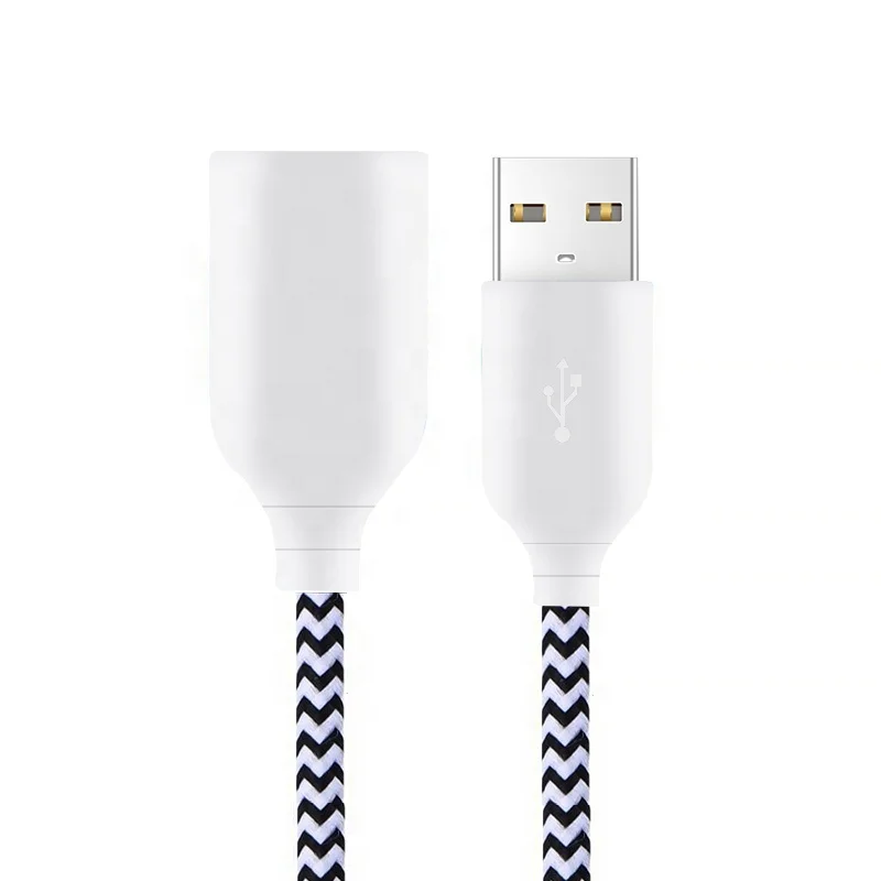 LAIMODA Colorful 6ft 10ft Nylon Braid USB 2.0 A Male to A Female Extension Cable for Keyboard Printer Mouse, Blue,white,purple,customized
LAIMODA Colorful 6ft 10ft Nylon Braid USB 2.0 A Male to A Female Extension Cable for Keyboard Printer Mouse, Blue,white,purple,customized