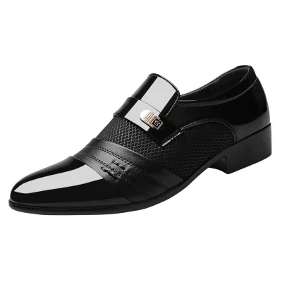 A024 New Shoes 2021 Men Fashion Slip On Oxfords Business Dress Shoes Classic Formal Leather Men's Suits Shoes, Black brown
A024 New Shoes 2021 Men Fashion Slip On Oxfords Business Dress Shoes Classic Formal Leather Men's Suits Shoes, Black brown