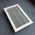 central air conditioning air return grille double defelction grille