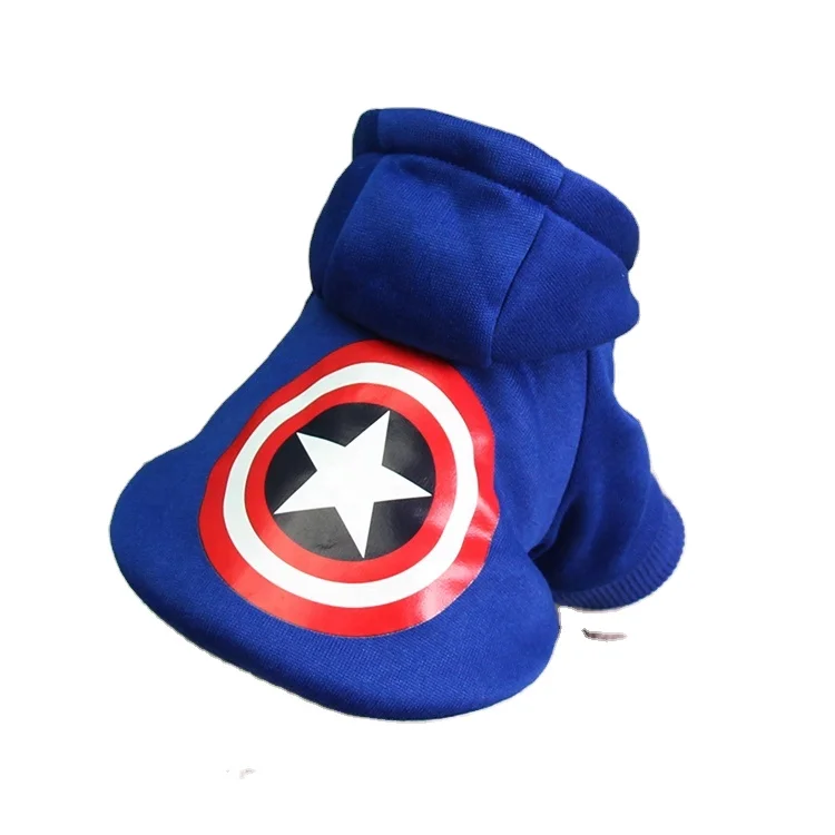 Cute Pet Clothes Cartoon Pet Clothing Dog Hoodies Factory Wholesale Captain America Fashion Pet Apparel & Accessories Polyester, Blue
Cute Pet Clothes Cartoon Pet Clothing Dog Hoodies Factory Wholesale Captain America Fashion Pet Apparel & Accessories Polyester, Blue