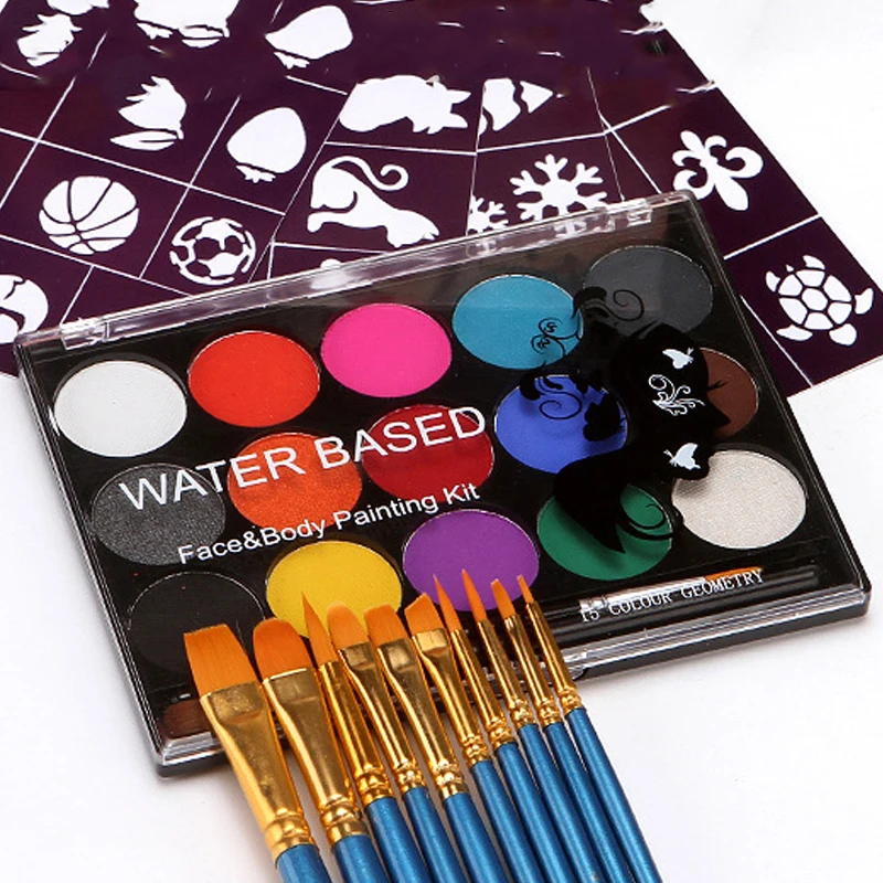 Hot Selling Body Art Painting Makeup Face Paint Kit Rainbow Body Face Paint Supplies, Multi-colors
Hot Selling Body Art Painting Makeup Face Paint Kit Rainbow Body Face Paint Supplies, Multi-colors