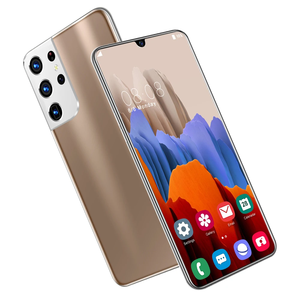 Drop Shipping Hot Selling S21 Unlocked 8+16MP 10Core Dual SIM 12G+512G Cheap Smart Phone 6.6 Inch Android 9.1 Mobile Phones, Black white gold
Drop Shipping Hot Selling S21 Unlocked 8+16MP 10Core Dual SIM 12G+512G Cheap Smart Phone 6.6 Inch Android 9.1 Mobile Phones, Black white gold