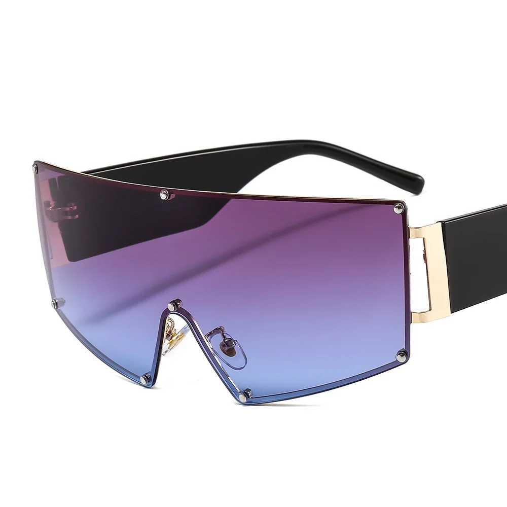 Newest Fashion Colorful Design Flat Top Oversized One Piece Lens Metal Frame Shades Sun Glasses Women Sunglasses
Newest Fashion Colorful Design Flat Top Oversized One Piece Lens Metal Frame Shades Sun Glasses Women Sunglasses