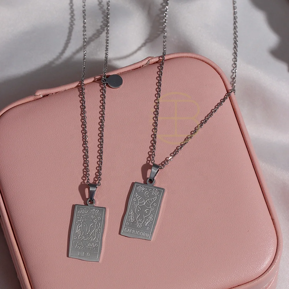 2021 Tarnish Free Wholesale Trendy Necklace In Stainless Steel Women's Zodiac Sign Necklace Jewelry
2021 Tarnish Free Wholesale Trendy Necklace In Stainless Steel Women's Zodiac Sign Necklace Jewelry