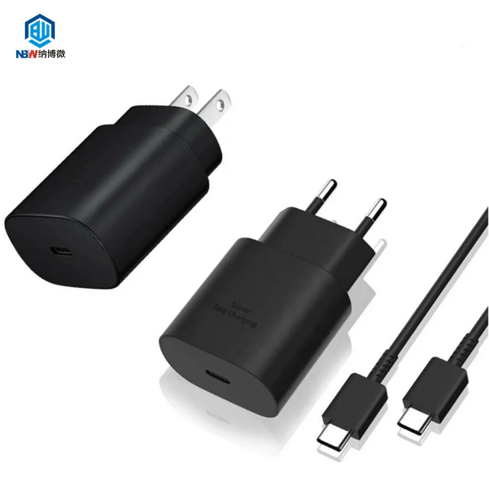 Original USB C Charger PD 25W Fast Charger for Samsung Galaxy S20 Note 10 with Type C to Type C Cable, Black/white
Original USB C Charger PD 25W Fast Charger for Samsung Galaxy S20 Note 10 with Type C to Type C Cable, Black/white