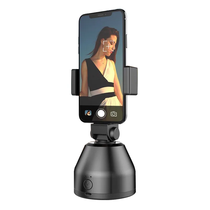 Portable 360 Rotation Smart Selfie Stick Auto Face Tracking Shooting 360 Object Tracking Holder, Black white 
Portable 360 Rotation Smart Selfie Stick Auto Face Tracking Shooting 360 Object Tracking Holder, Black white