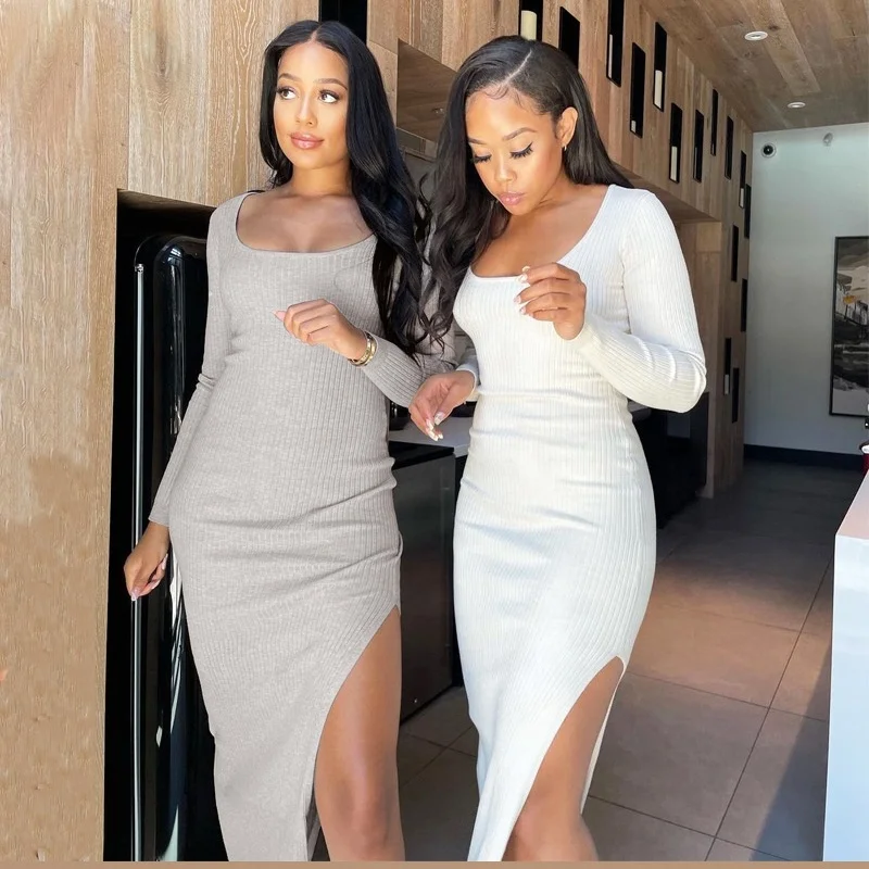 New Design Autumn Solid Color Dress Womens Clothing Long Sleeves Ladies Patchwork Casual Long Skirts For Ladies Casual
New Design Autumn Solid Color Dress Womens Clothing Long Sleeves Ladies Patchwork Casual Long Skirts For Ladies Casual