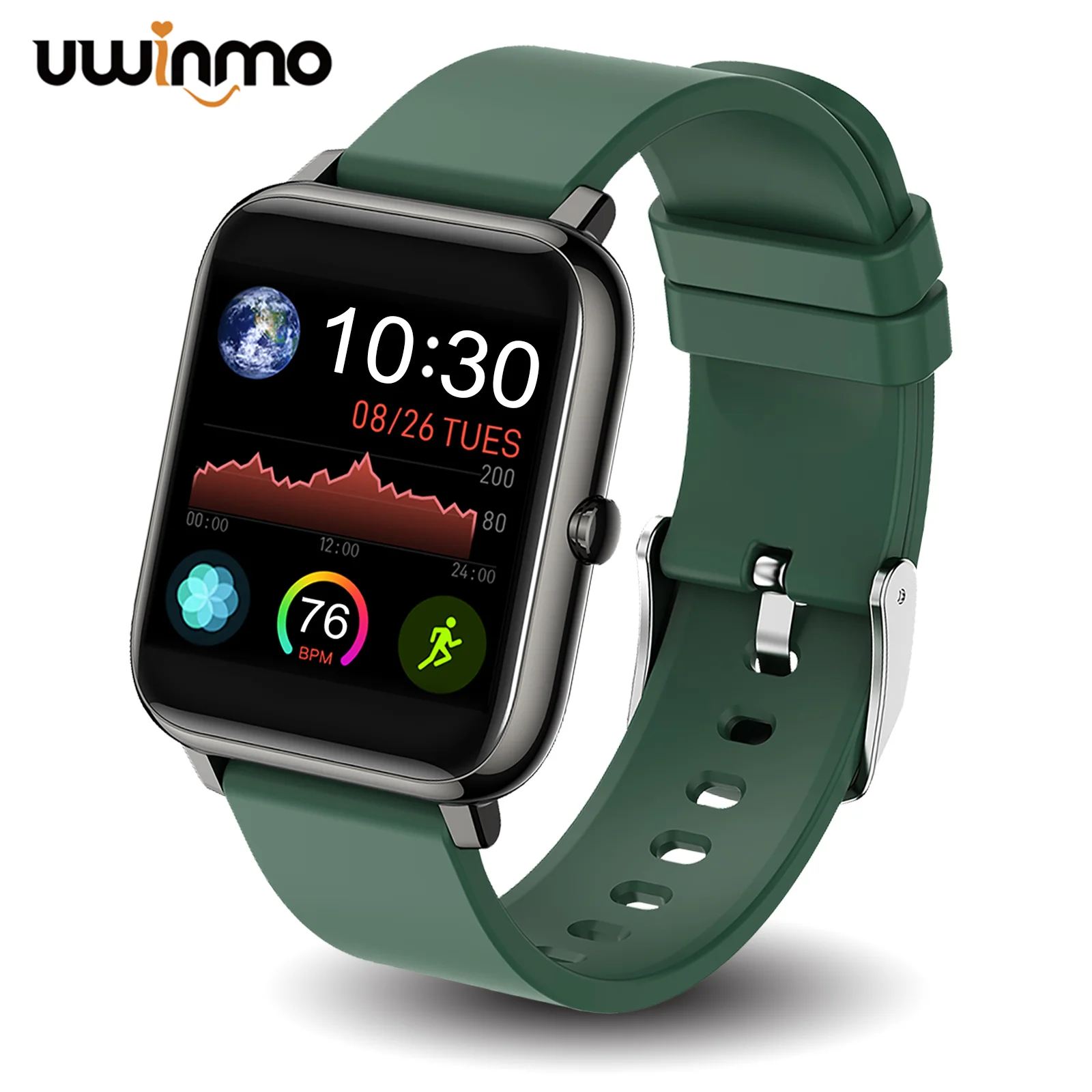 Sports Fitness Tracker with Blood Pressure & Heart Rate & Sleep Monitoring , IP67 waterproof Smart Watch for man and woman
Sports Fitness Tracker with Blood Pressure & Heart Rate & Sleep Monitoring , IP67 waterproof Smart Watch for man and woman