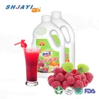 2020 Most Popular Raspberry Flavor Soda Carbonate Syrup Concentrate For Bubble Tea Raw Materials Recipe