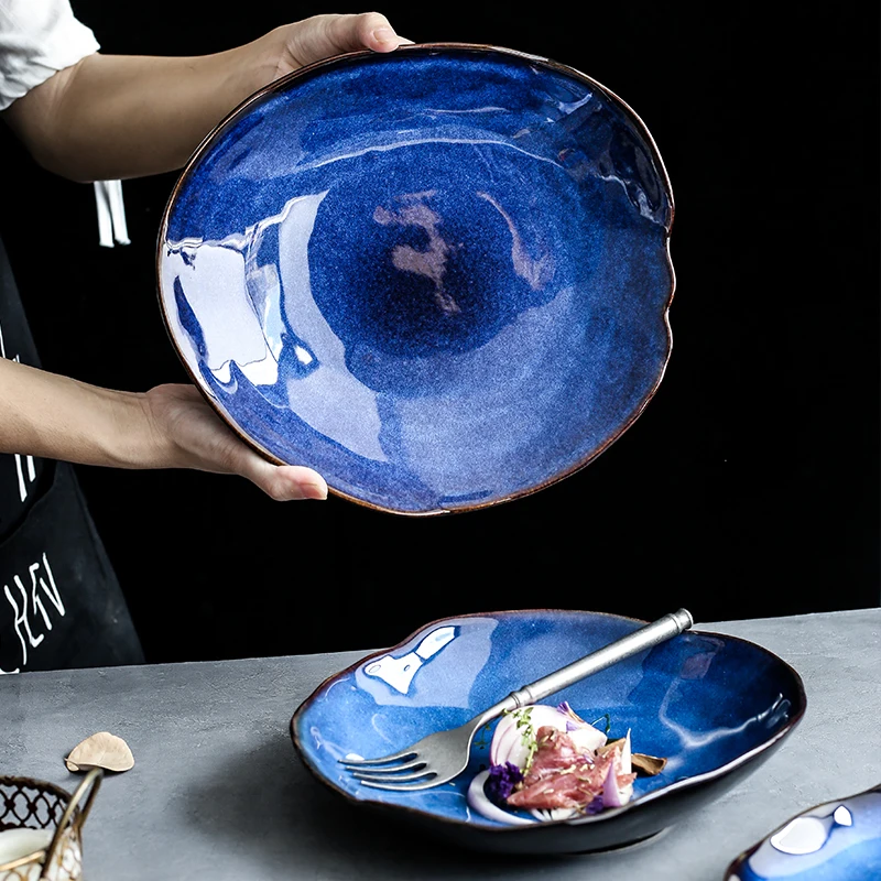 1/2/4 Pcs Nordic Ceramic Food Dish Plate Household Pottery Irregular Dish Salad Platter Dish Dinnerware
1/2/4 Pcs Nordic Ceramic Food Dish Plate Household Pottery Irregular Dish Salad Platter Dish Dinnerware