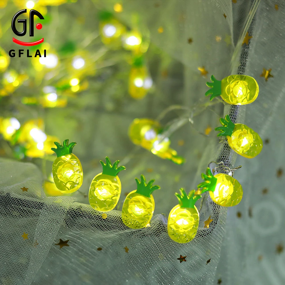 new products home decoration pineapple led string lights