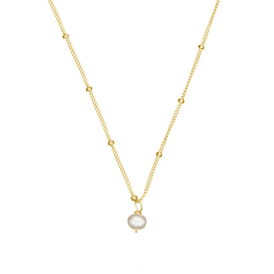 Wholesale Jewelry Trendy Style 925 Sterling Silver 18K gold Plated Single Pearl Satellite Pendant Necklace
Wholesale Jewelry Trendy Style 925 Sterling Silver 18K gold Plated Single Pearl Satellite Pendant Necklace