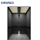 Cabin Elevator Cabin Ti-black Hairline Stainless Steel Cabin For Office Passenger Elevator Lift